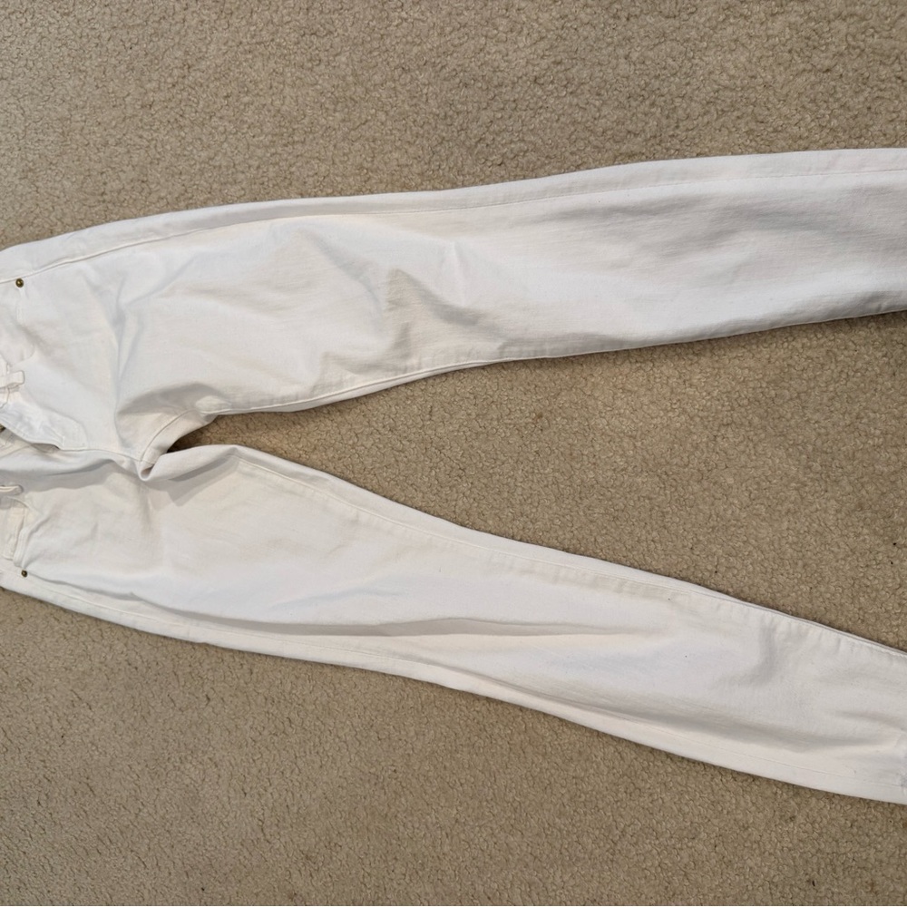Frame Denim Classic White Jeans